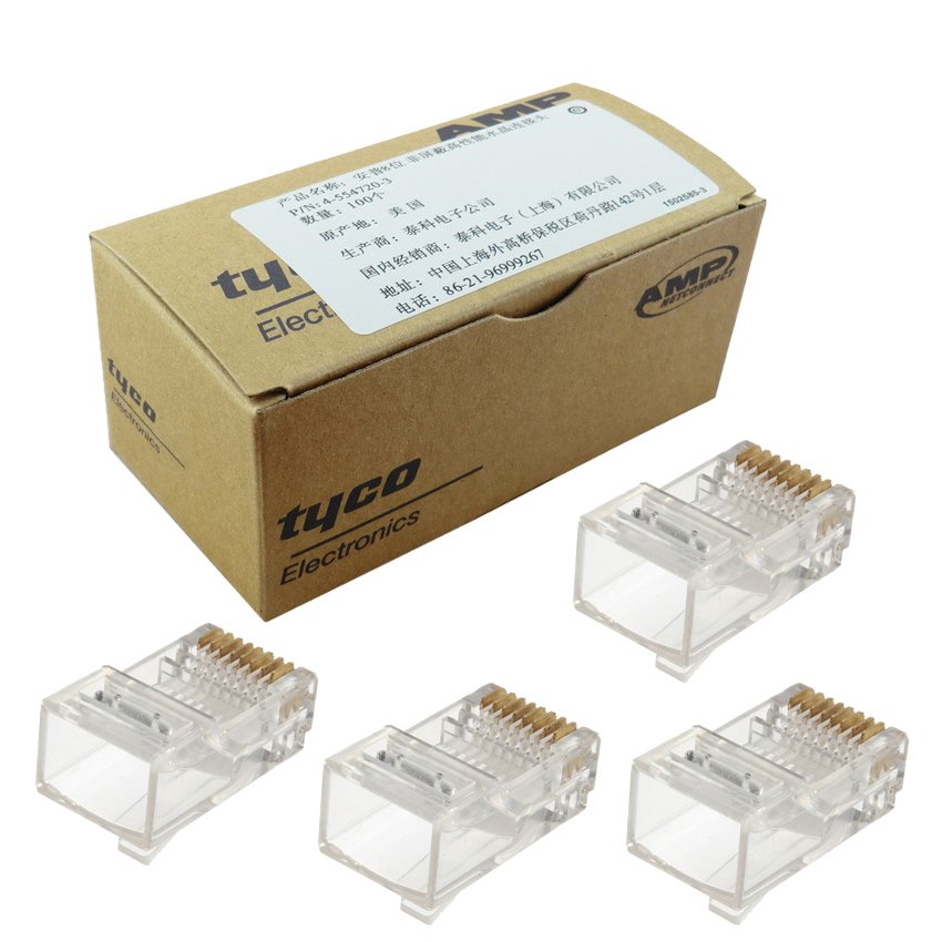 Đấu bấm mạng, hạt mạng cat5 AMP loại thường